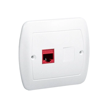 Gniazdo komputerowe pojedyncze biały AKORD AF51/11 Kontakt-Simon