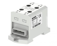 Zacisk szynowy szary 6-95mm 3x1x24 OTL95-2B Morek MAA2095A20