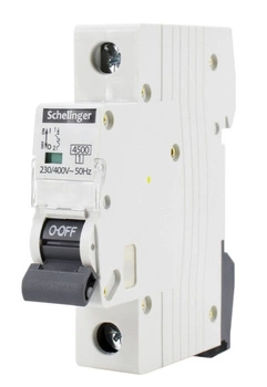 Wyłącznik nadprądowy 1P C 10A  SCHELINGER A02-G7-1P-C10