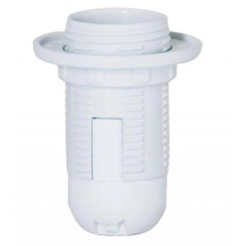 Oprawka termoplastyczna biała z kołnierzem E14-1 F-elektro F4.0105