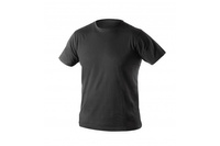 T-shirt bawełniany czarny L (52) VILS HT5K414-L Hogert