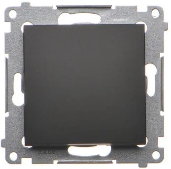 Wyłącznik pojedynczy czarny mat Simon 54 DW1.01/49