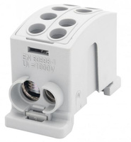 Złączka szynowa szara HLK 125A-2 (1x35,1x25 / 1x35,1x25) F-elektro F2.0372