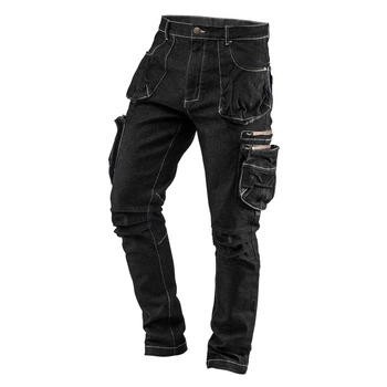 Spodnie robocze 5-kieszeniowe DENIM czarne, rozmiar M NEO 81-233-M