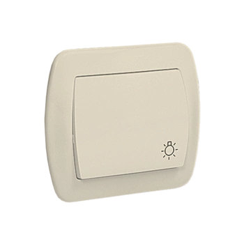 Przycisk światło beżowy AKORD AS1/12 Kontakt-Simon