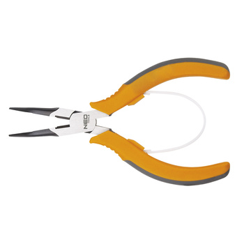 Szczypce precyzyjne wydłużone wygięte 140mm NEO 01-103