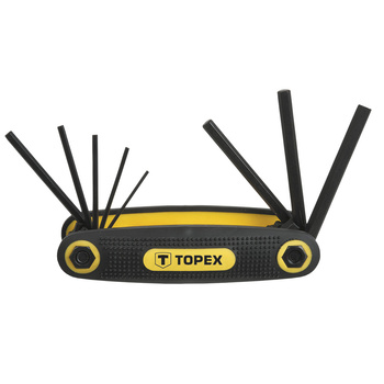 Zestaw kluczy imbusowych sześciokątnych 1.5-6 mm Topex 35D958 8 szt.