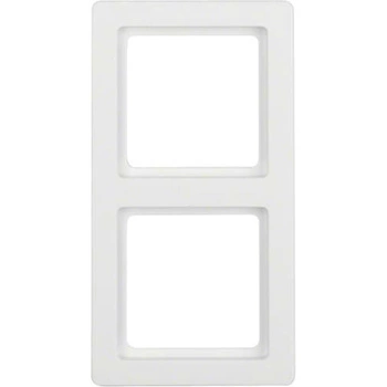 Ramka 2-krotna biały aksamit Q1 Hager 10126089