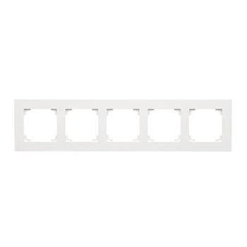 Ramka 5-krotna biały mat Simon 55 TR5/111 Kontakt-Simon