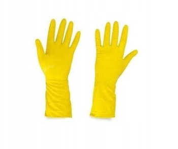 Rękawice gospodarcze gumowe żółte rozmiar M Kuchcik