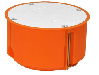 Puszka łączeniowa regips 80mm z przykręcaną pokrywą P80F Simet 33244008