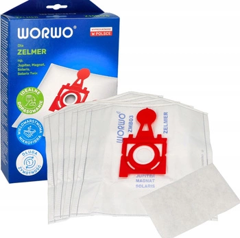 Worek do odkurzacza syntetyczny ZMB03K 4 szt. ZELMER JUPITER Worwo