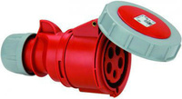Gniazdo przenośne siłowe 32A 4B 400V IP67 PCE 2242-6V