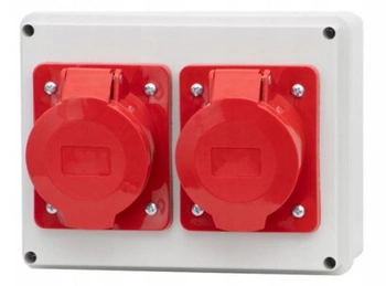 Rozdzielnia zasilająca R-190 gniazda 2x16A 5p F-elektro F3.0123