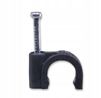 Uchwyt kablowy 8 mm czarne Pawbol H.7007C opk=100szt