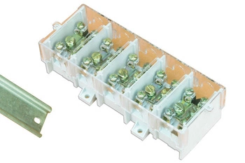 Listwa zaciskowa LZ 5x35/16 z osłoną TH35 Pawbol E.4102