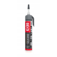 Silikon wysokotemperaturowy czarny Premium 210g CX80