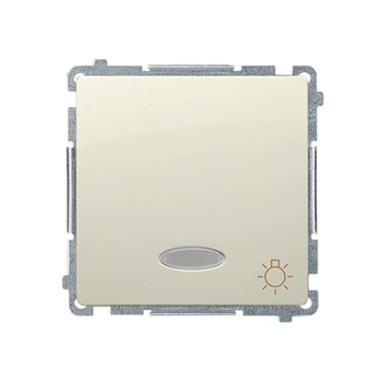 Przycisk światło z podświetleniem beżowy Basic BMS1L.01/12 Kontakt-Simon