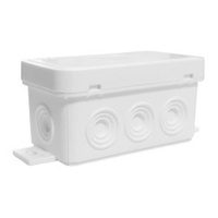 Puszka natynkowa hermetyczna biała IP54 zatrzaskowa 80x45x41 Viplast 03801
