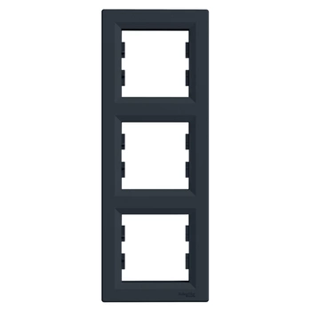 Ramka 3-krotna pionowa antracyt Asfora EPH5810371 Schneider