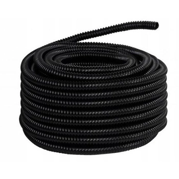 Rura karbowana samochodowa czarna 12/9 F6.0314 1mb=1szt.