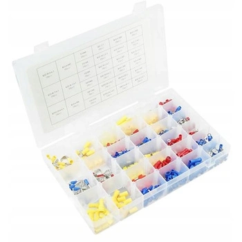 Zestaw konektorków samochodowych izolowanych 600szt  KIZ-MIX-BOX600
