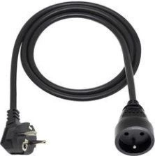 Przedłużacz z uziemieniem czarny 1-gniazdo 5m OMY 3x1 Elgotech EPS-105-2