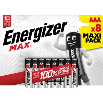 Bateria alkaiczna MAX LR03 / AAA  Energizer opk=8 szt