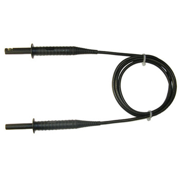 Przewód 2,2m czarny zakończ. wtykami bananowymi WAPRZ2X2BLBB SONEL