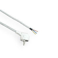 Przewód przyłączeniowy z wtyczką z/u PP-1 /do żelazka/ bawełniany 1,8m PGZ Elgotech 