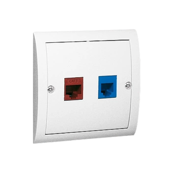 Gniazdo komputerowe RJ45 kat. 5e + telefoniczne RJ12 Clasic M5T/11 Kontakt-Simon