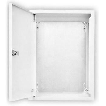 Obudowa metalowa natynkowa biała z płytą montażową RZ 3NN KUBIAK