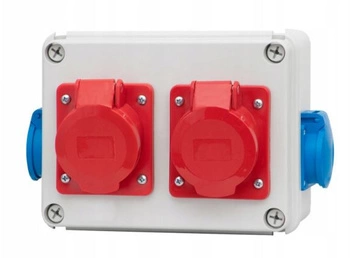 Rozdzielnia zasilająca R-190 gniazda 2x32A5p 2x230V F-elektro F3.0309