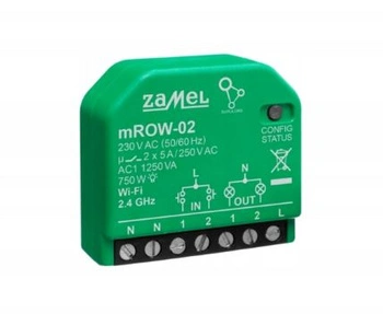 Odbiornik dopuszkowy WI-FI 2-kanałowy dwukierunkowy miniaturowy mROW-02 Zamel SPL10000037