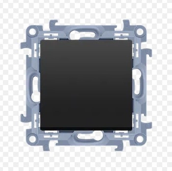 Wyłącznik pojedynczy czarny SIMON 10 CW1C.01/49 Kontakt-Simon