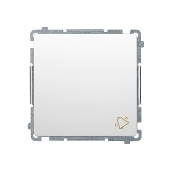 Przycisk dzwonek biały Basic BMD1.01/11 Kontakt-Simon