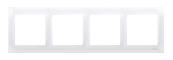 Ramka 4-krotna biała simon 54 DR4/11 Kontakt-Simon