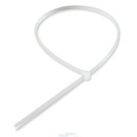 Opaska zaciskowa trytytki 4,3mm x 400mm neutralny mocne miękkie CT4,3X400W