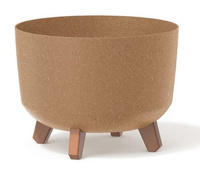 Doniczka na nóżkach naturo Gracia Eco Wood DGRL240W-4665W