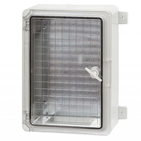 Szafa z tworzywa ABS IP65 szara 500 x 700 x 250 drzwi przeźroczyste F1.0132 F-elektro