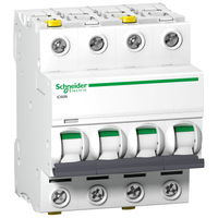 Wyłącznik nadprądowy 4P B 50A 6kA AC Schneider iC60N-B50-4 A9F03450