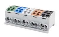 Złaczka szynowa HLK 5x125A-2 (1x35,1x25 / 1x35,1x25) (3L+N+PE) F-elektro F2.0388