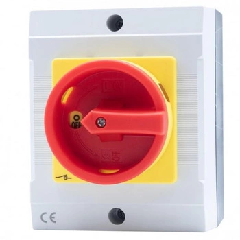 Wyłącznik w obudowie na kłódkę 0-1 25A 3-fazowy F3.2201 F-elektro