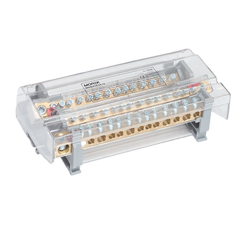 Blok rozdzielczy 4-polowy 160A 1000V 1x50mm + 4x35mm / 9x16mm Morek MAB4161A18