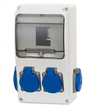 Rozdzielnia zasilająca LAGO 6-mod gniazda 4x230V F-elektro F3.0272