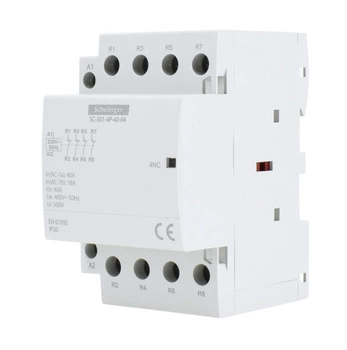 Stycznik modułowy SC301 4P 40A 0NO + 4NC Schelinger  A62-SC-301-4P-40-04