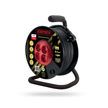 Przedłużacz bębnowy z uziemieniem 40m OW 3x1 4xGS STRONG Elgotech PZB-40-40G/1