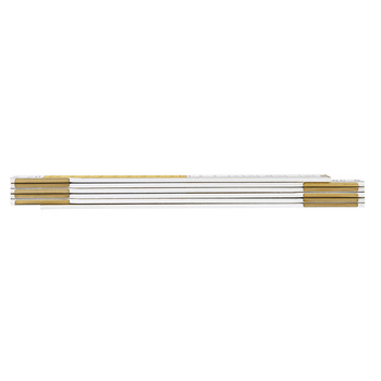 Miara składana drewniana biało-żółta 1 mb NEO 74-010