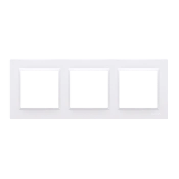 Ramka 3-krotna biała SIMON 10 CR3/11 Kontakt-Simon