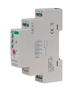 Przekaźnik zaniku i asymetrii faz 10A 1P 4sek 40-80V F&F CZF-311